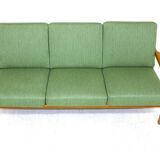 3-seater oak sofa, Sweden, 1960