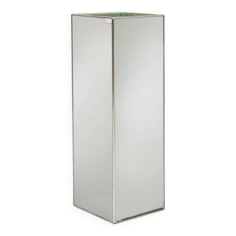 Large column mirror plant display stand by Deknudt, Belgium, 1980