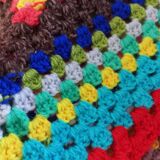 2 granny wool squares