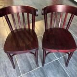 Paire de chaises bistrot vintage