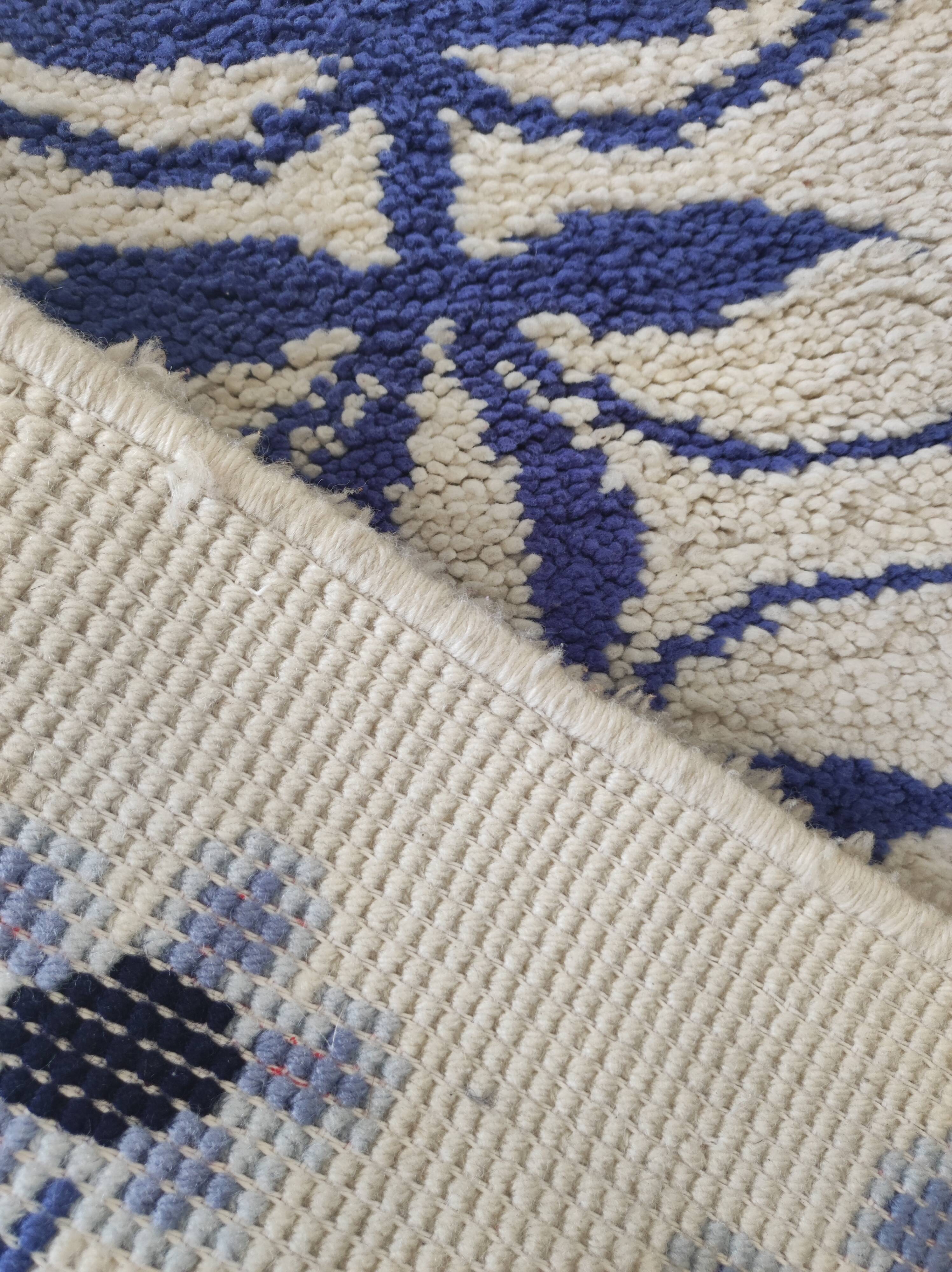 Wool carpets from the 70s  79x147cm