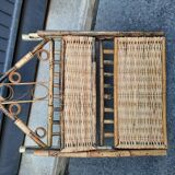 Rattan shelf