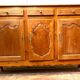 Enfilade three doors Louis XV style solid cherry XX century