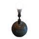Table lamp in pyrite stone