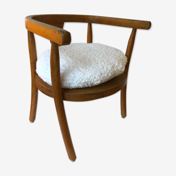 Fauteuil d ‘enfant en bois courbé vers 1950