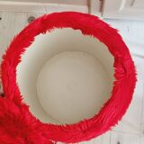 Pelfran France red pouf