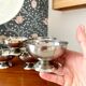 Lot de 6 coupes à glace vintage inox