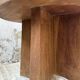 Constructivist gueridon 1950 mahogany