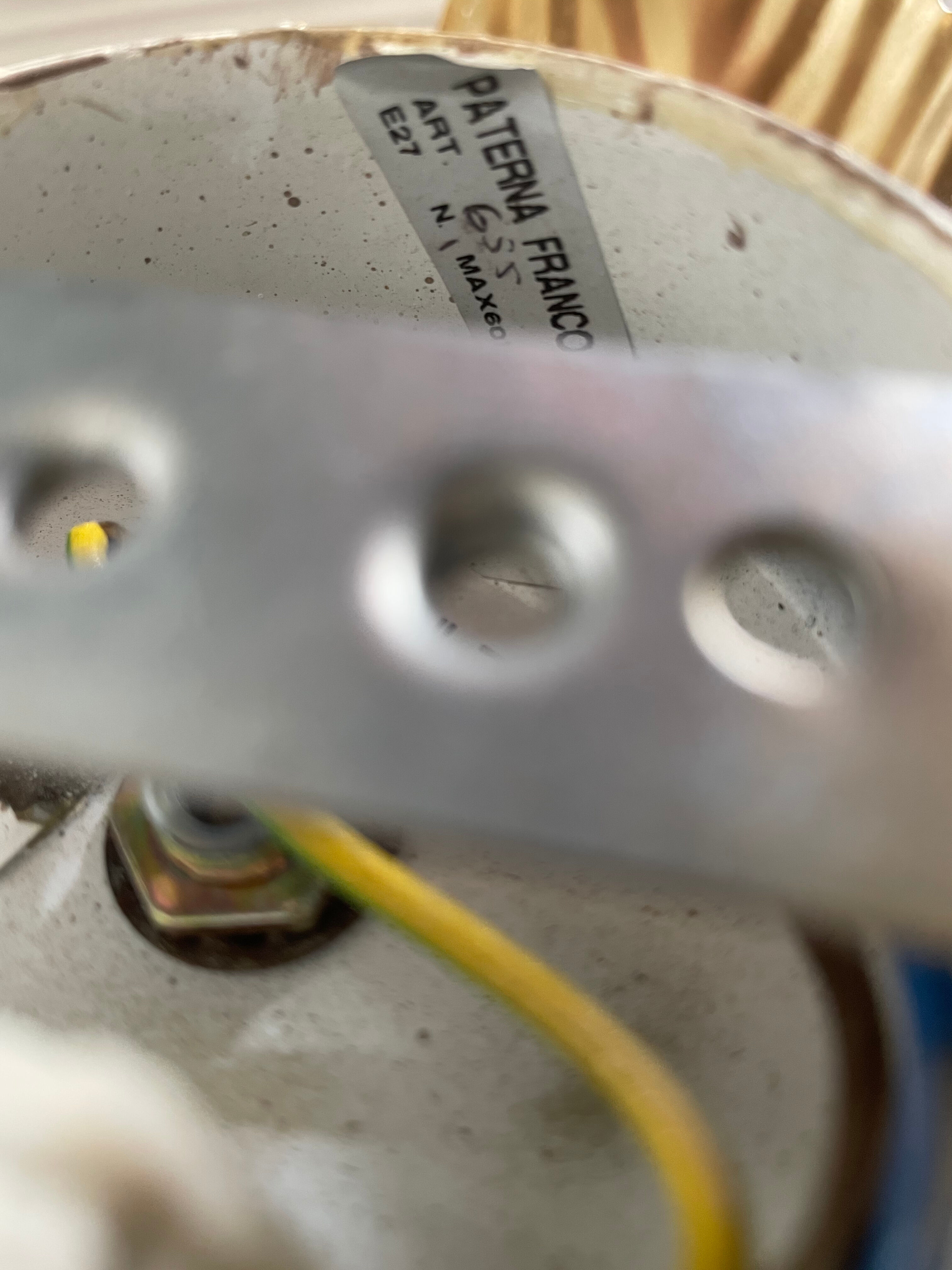 Wall light golden flower