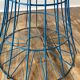 Verner Panton's blue lacquered metal diabolo-shaped coat rack
