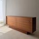 Danish mid-century teak sideboard with sliding doors