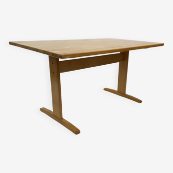 Table à repas vintage Shaker des années 1960 par Yngve Ekström - Björka en bouleau