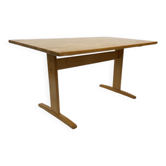 Vintage 1960s Shaker dining table by Yngve Ekström - Björka in birch