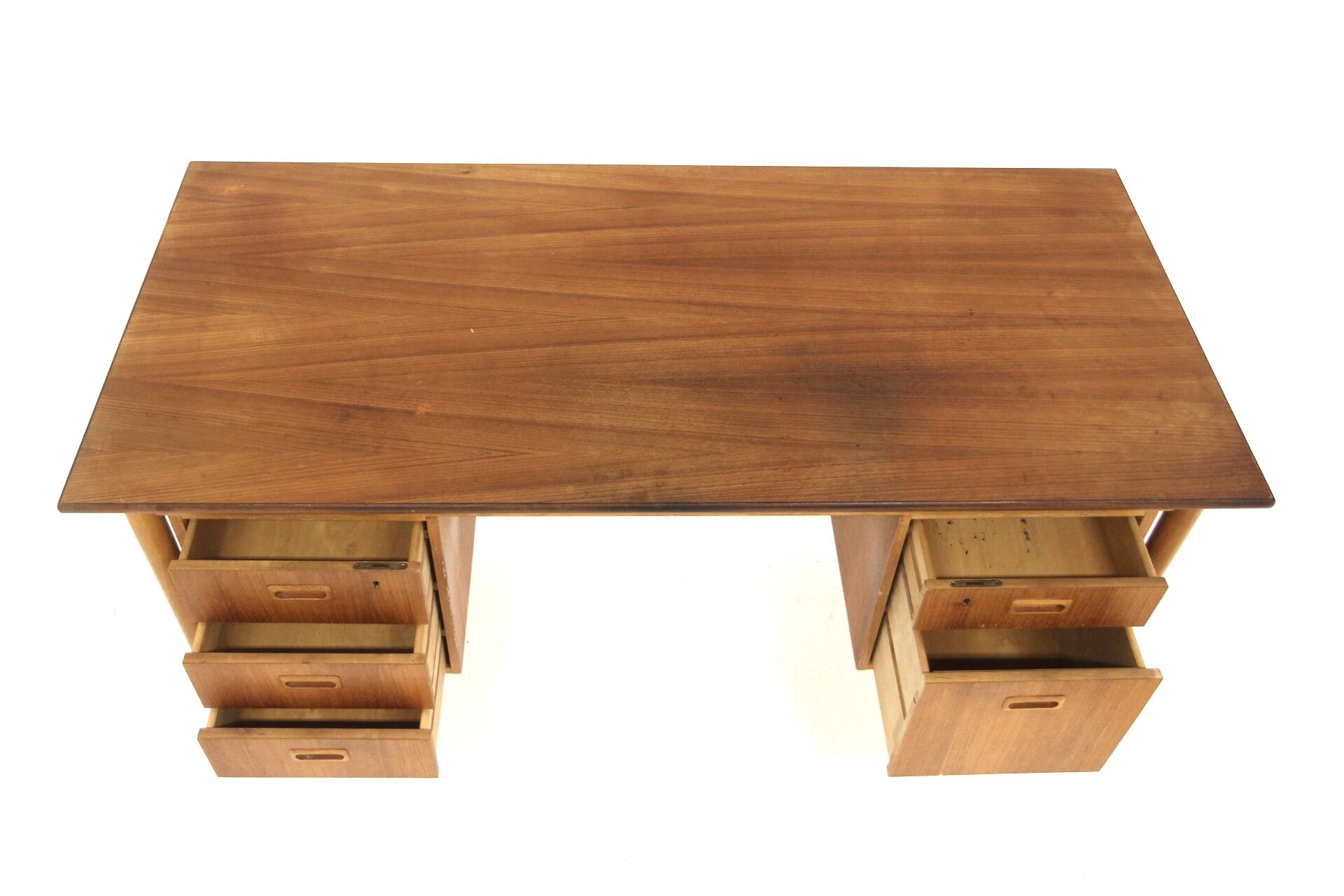 Scandinavian teak desk, Sweden, 1950