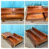 Table basse michelucci  Giovanni ,design italien ,palissandre