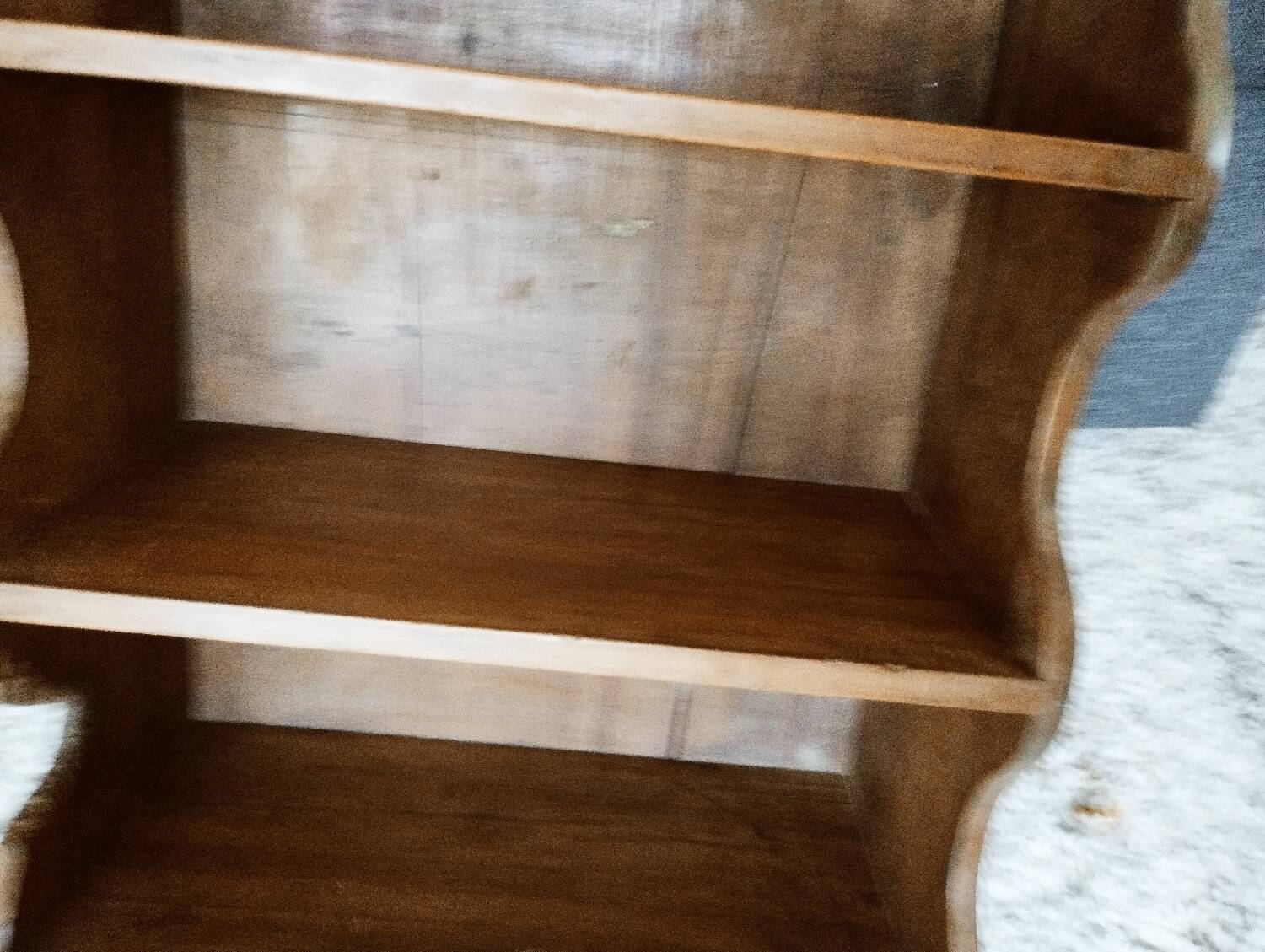 Old small wooden shelf