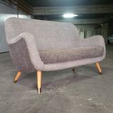Sofa 2 places Egg 50s 60s