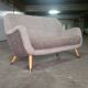 Sofa 2 places Egg 50s 60s