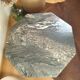 Vintage marble coffee table Rochebobois 70s