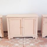 Chest of drawers and 2 bedside tables for children's room