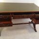 Bureau cuir anglais acajou