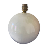 White pearlescent ball lamp foot