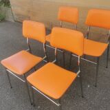 Tubmenager orange vintage chairs