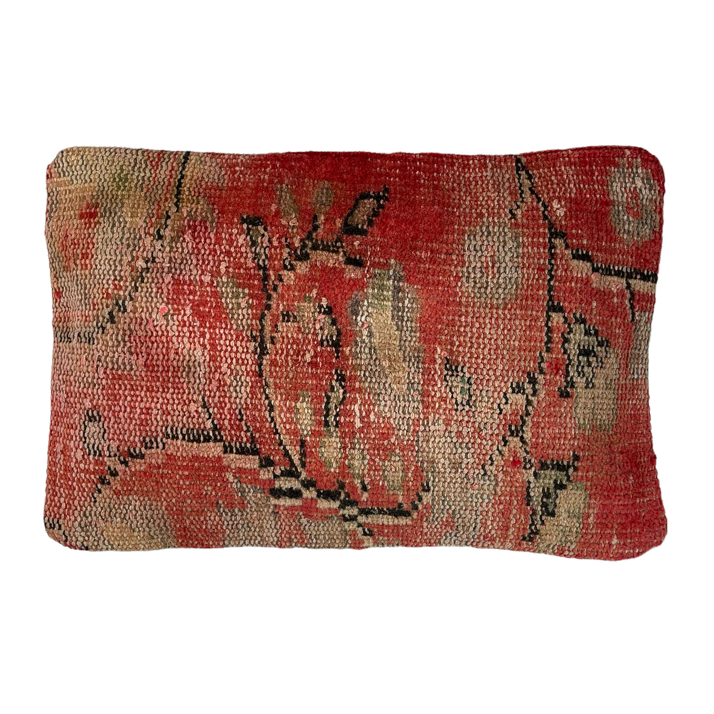 Vintage turkish handmade cushion cover , 30 x 50 cm