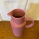 Antique emile henry pitcher vintage pink ceramik