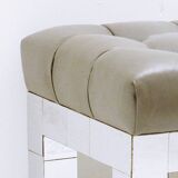 Tabouret ou ottoman de vanité de la série Cityscape par Paul Evans - 1970