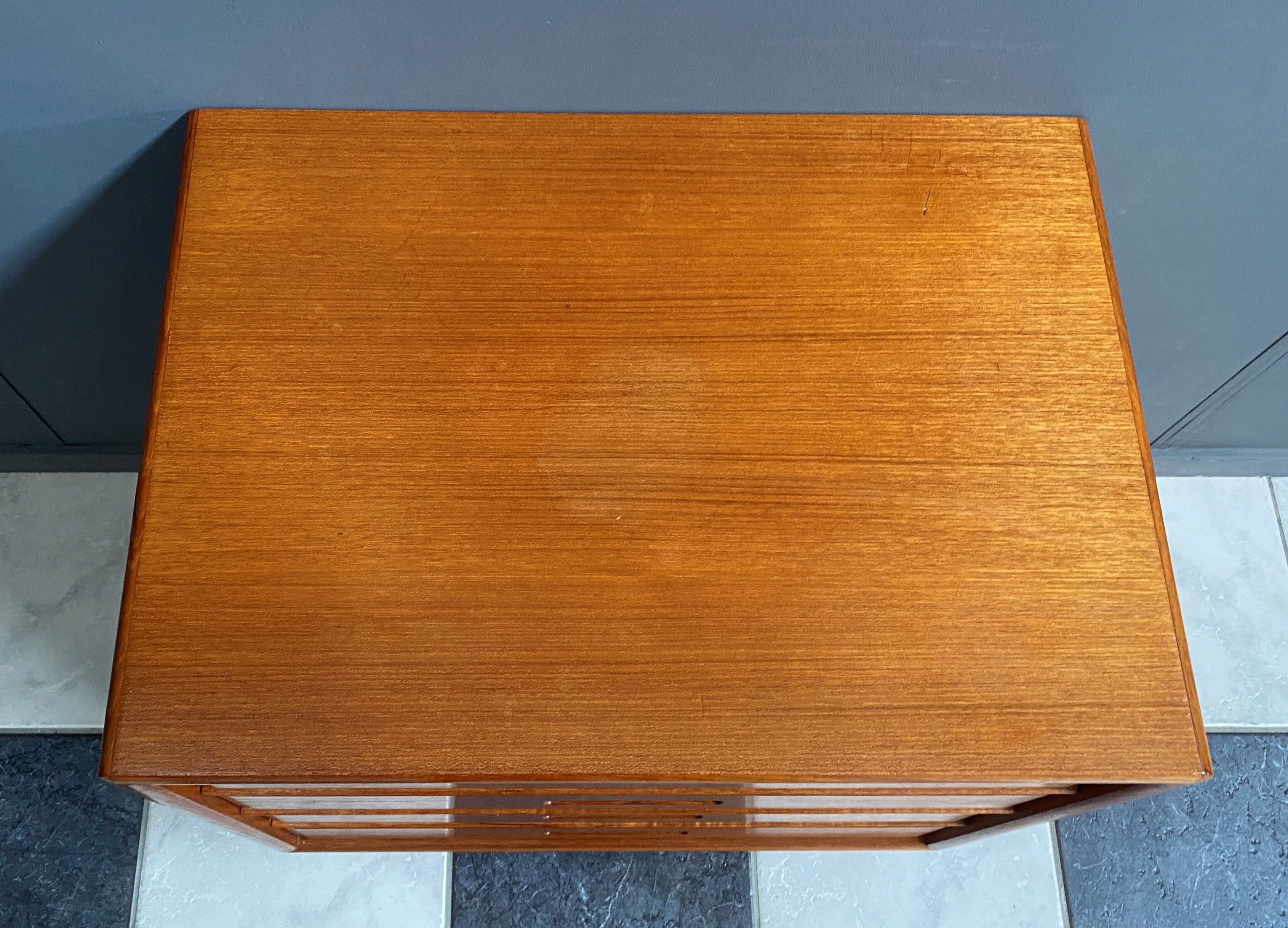 Teak chest of drawers Danish 1960s