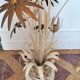 Vintage flower floor lamp by Hans Kogl 1970s
