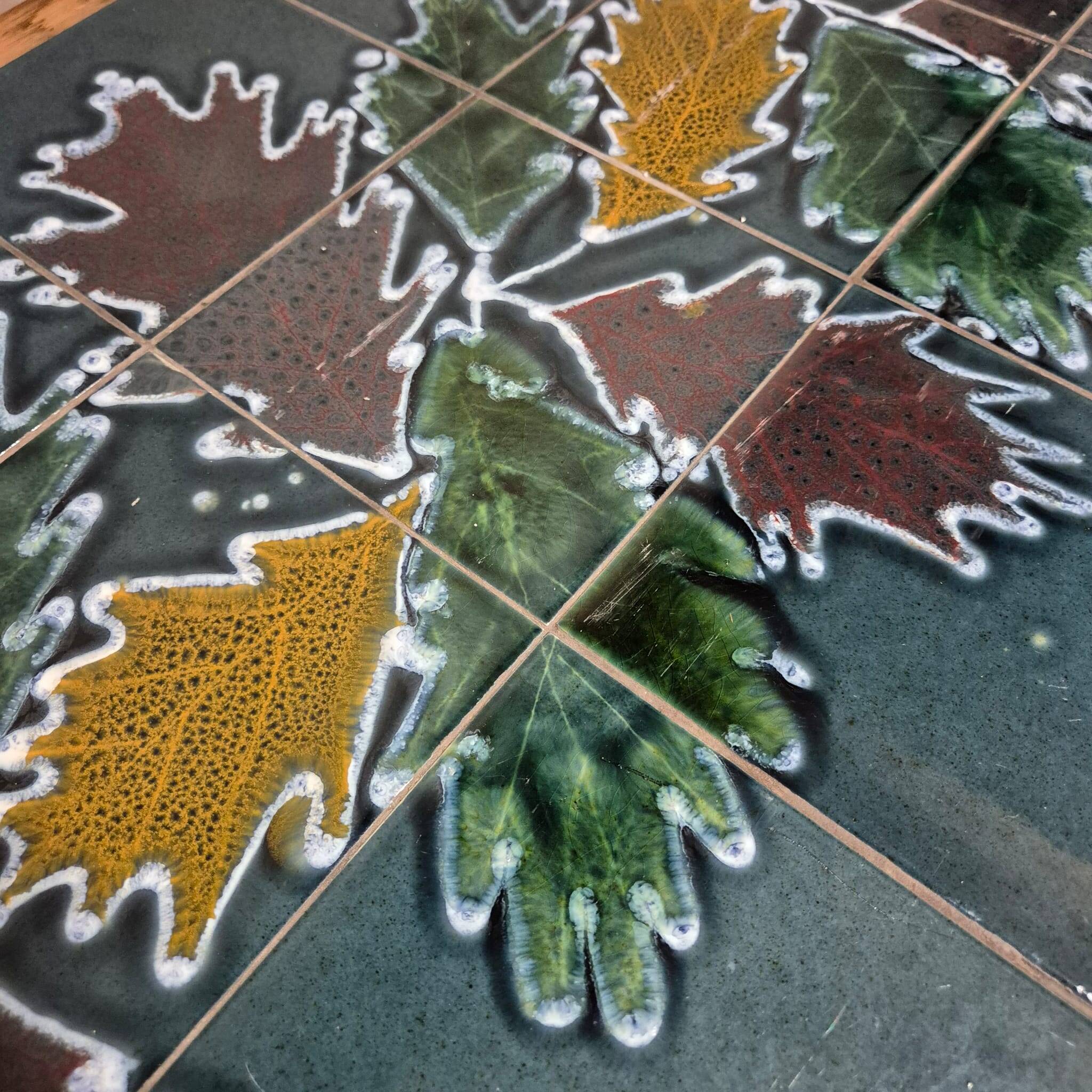 Vintage tile-top coffee table, 1970s, Europe