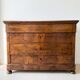 Elegant Louis Philippe commode in brown wood
