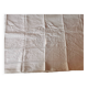 Large antique linen sheet monogrammed AH