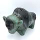 Ceramic bison by Kurt Tschorner
