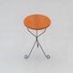 French wrought iron side table 1960s