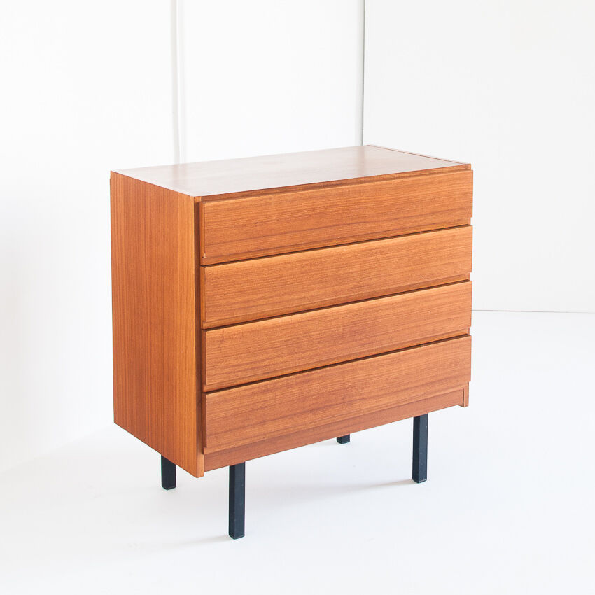 Commode en teck de style vintage