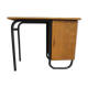 Oak and metal school office
