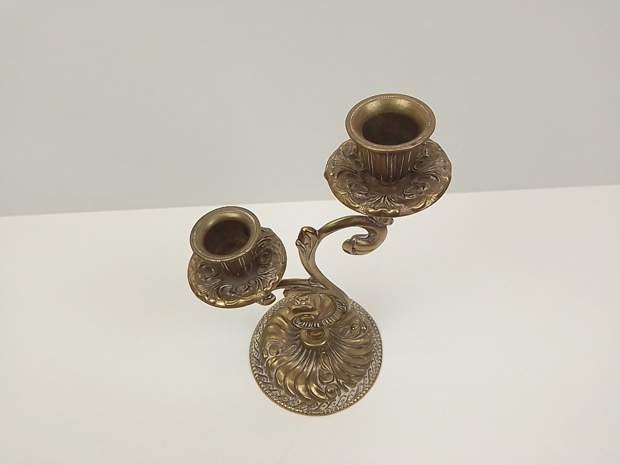 Brass chandelier 2 branches