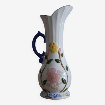 Porcelain relief flower vase