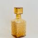 Vintage smoked glass whiskey decanter