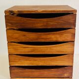 Petit meuble de métier vintage  5 tiroirs.