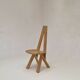 Model S45 Chlacc wood chair by Pierre Chapo, 1979