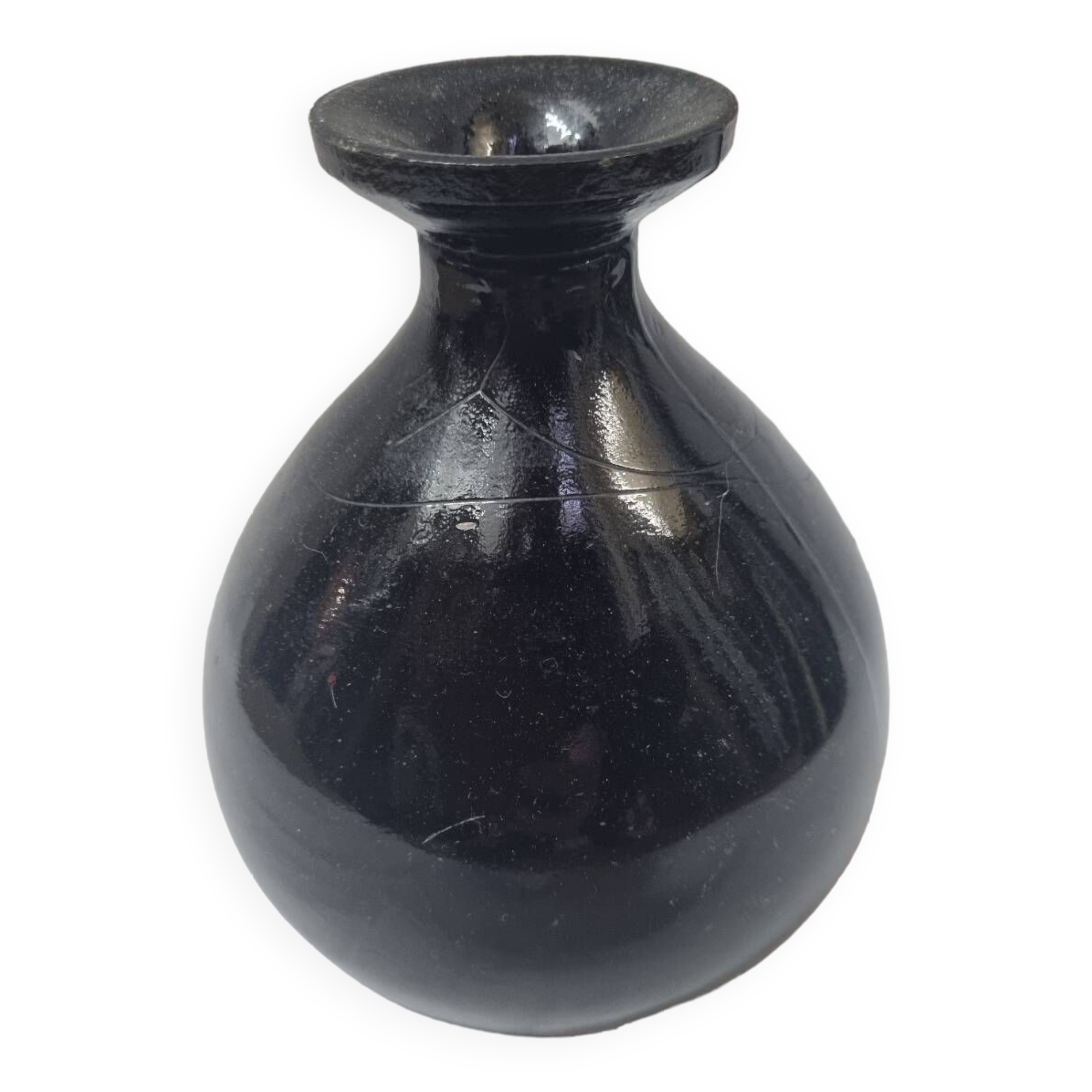 Ceramic sake bottle vase from 1970