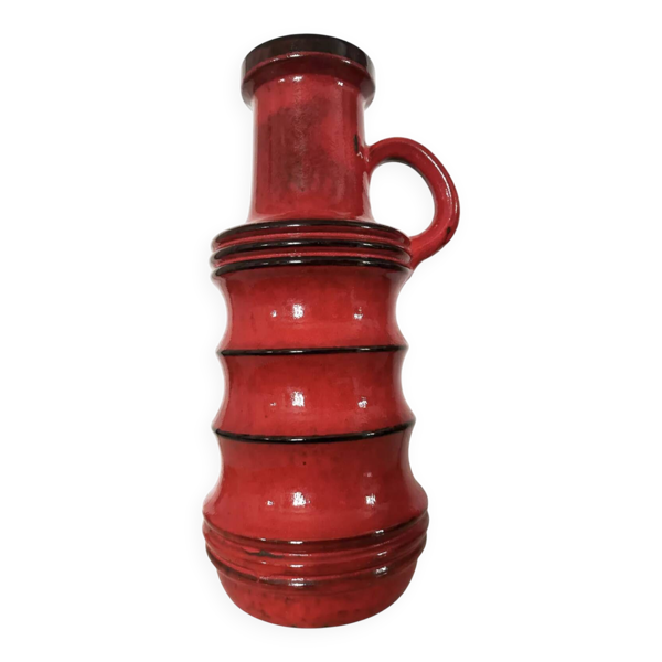 Vase en céramique West Germany, Allemagne années 70