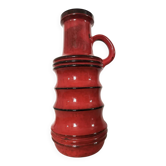 Vase en céramique West Germany, Allemagne années 70
