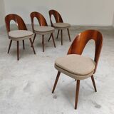 Set of 4 chairs by Antonin Suman for Tatra Nabytok 1960