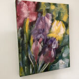 Tableau floral iris
