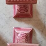Pair of ceramic candlesticks